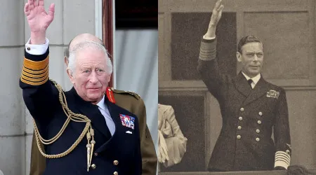 80 anos depois, rei Carlos III usa farda do avô, o rei George VI