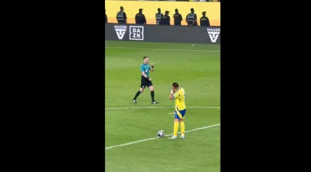 O gesto de Cristiano Ronaldo para os colegas que está a dar que falar