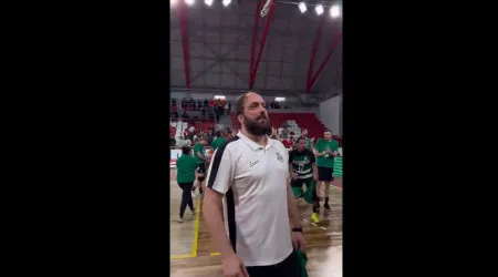 A emoção do treinador do Sporting ao sagrar-se campeão contra o Benfica