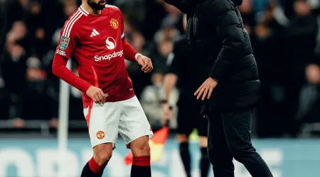 Fala quem sabe. Xavi rendido a Bruno Fernandes e crente em Amorim