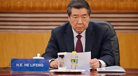 Tarifas? Vice-primeiro-ministro chinês em Londres pra debater com EUA