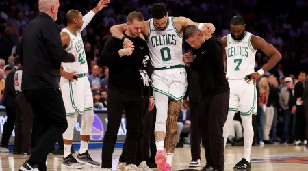 Celtics perdem Tatum em nova derrota sem Neemias. Warriors em desvantagem