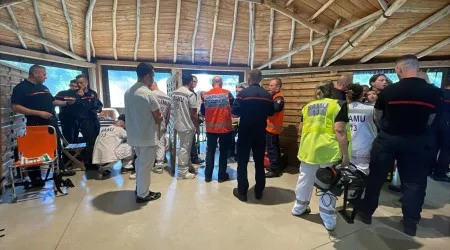 Treze pessoas feridas por raio num jardim zoológico em França