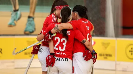 Benfica goleia Stuart e defende Taça feminina de hóquei na final