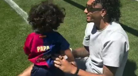 Raphinha foi destaque no Barcelona esta época e fez isto em Montjuic