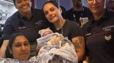 Leva mulher durante parto para quartel de Sines. Bebé nasce em ambulância
