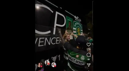 Sporting publica vídeo, mas arrepende-se: "Aqui nós pisa cabeça c******"