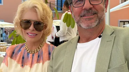 Lili Caneças posa com Rui Vitória (a quem tece elogios)