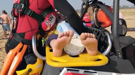 Nazaré. Trio "em dificuldades na água" salvo por nadador fora de serviço