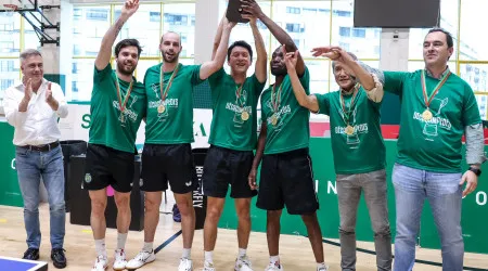 E vão 42. Sporting sagra-se decacampeão nacional de ténis de mesa