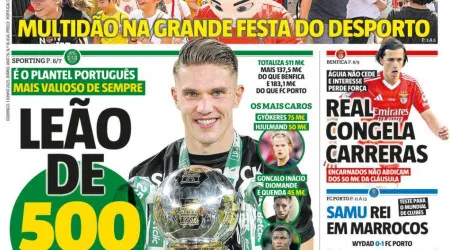 Por cá: PSG sublime, Sporting histórico e FC Porto de pouca pólvora