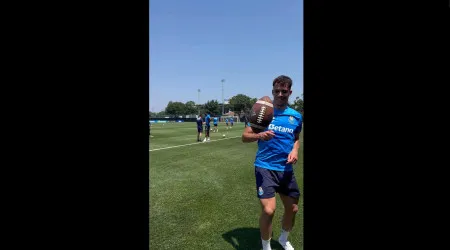 Craques do FC Porto 'adotaram' bola de rugby e este foi o resultado