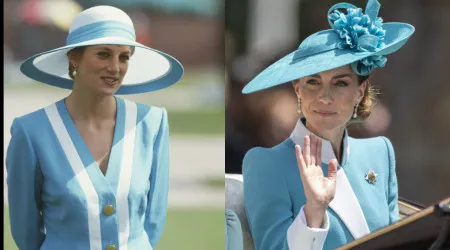 Em dia marcante para Carlos III, Kate recria look da princesa Diana