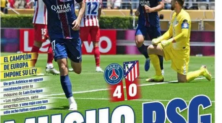 Lá fora: PSG goleia 'à boleia' de Vitinha e Cherki quer "matar" o United