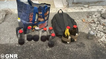 Homem apanhado com material explosivo após invadir propriedade em Outeiro