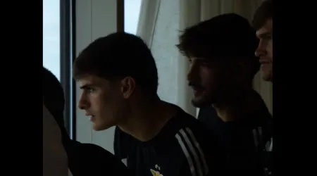 "Olha a barbatana". Benfica mostra reação dos jogadores ao ver um tubarão