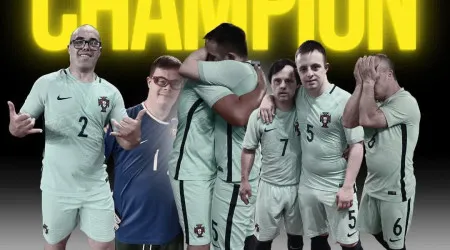 Portugal é campeão europeu de futsal para atletas com Síndrome de Down