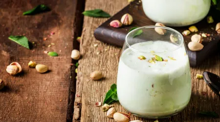 O batido de pistacho rico em proteína perfeito para o pós treino