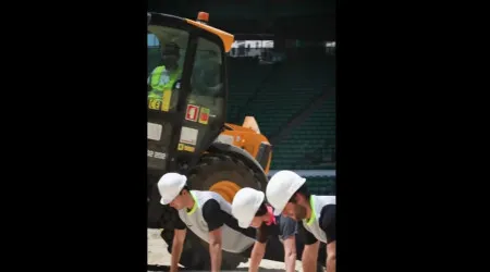 Sporting apresenta equipamentos de treino com obras em Alvalade à mistura