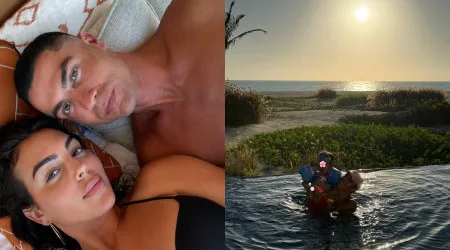 Georgina Rodríguez revela fotos da família (mas com regra de segurança)