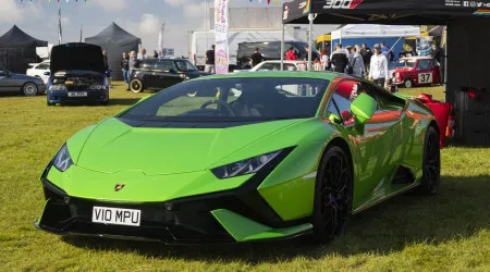 Lamborghini Huracán: Este seria o carro onde seguia Diogo Jota