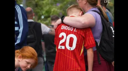 Homenagens sem fim. Adeptos do Liverpool choram morte de Diogo Jota