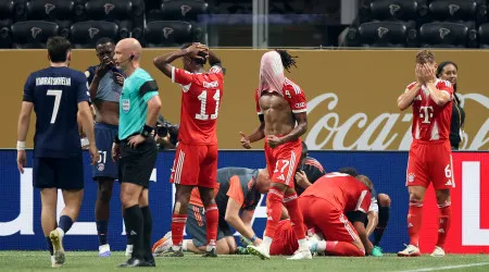 Musiala sofreu lesão grave no PSG-Bayern e os jogadores reagiram assim