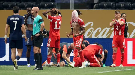 Musiala sofreu lesão grave no PSG-Bayern e os jogadores reagiram assim