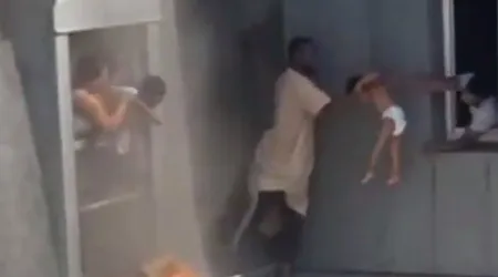 Cissé salvou família de 6.º andar em chamas. "Não hesitei. Foi instinto"