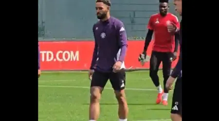 Primeiro reforço de verão do Manchester United mostra-se a Ruben Amorim