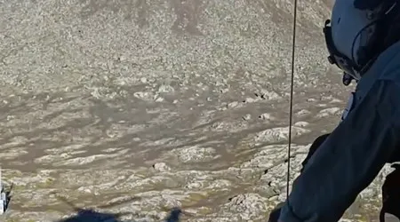 Força Aérea partilha imagens de "resgate complexo" de turista no Pico