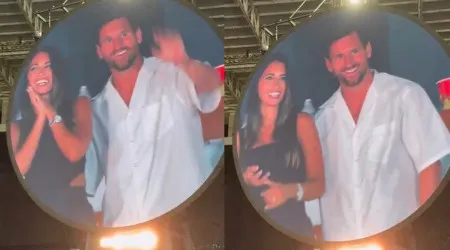 Coldplay voltam a apanhar casal em concerto... mas desta vez foi Messi