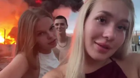 Jovem gravou-se a fazer 'lip sync' após ataque na Rússia. Foi multada