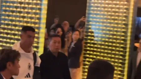 Al Nassr já chegou a Hong Kong. Cristiano Ronaldo motivou 'loucura'