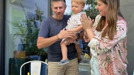 "Maiores emoções da minha vida ouvir o meu filho dizer 'parabéns, pai'"