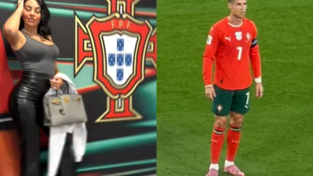 Georgina Rodríguez esteve em Alvalade a apoiar Cristiano Ronaldo