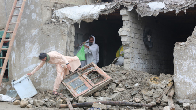Chuvas torrenciais no Afeganistão fazem pelo menos 50 mortos e 36 feridos