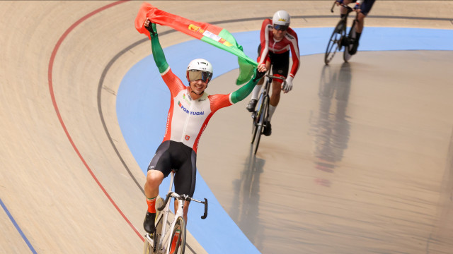 De ouro. Iúri leitão sagra-se campeão da Europa de omnium