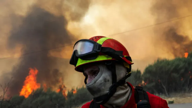 
                    Fogo em herdade em Moura dominado - Proteção Civil
                