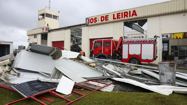 Bombeiros de Leiria ainda sem apoio do Estado 6 meses depois da Kristin
