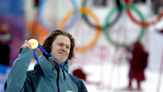 Português Guerillot é 38.º no slalom gigante, Braahten com ouro histórico