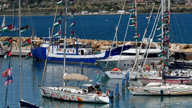 
                    Dois ativistas da flotilha detidos em Israel vão ser libertados hoje
                