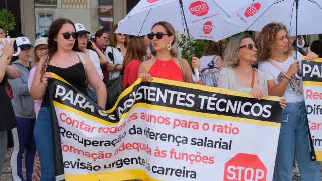 
                    Profissionais das escolas de Setúbal em greve por melhores condições
                