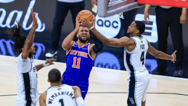 
                    Vantagem caseira anulada. Knicks voltam a bater Spurs e sonham com título
                