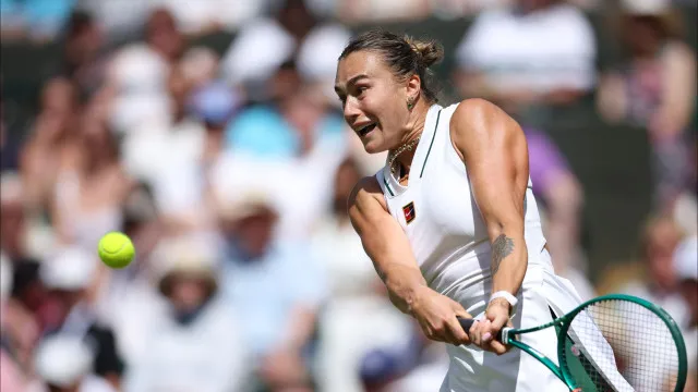 Aryna Sabalenka apura-se para a terceira ronda de Wimbledon