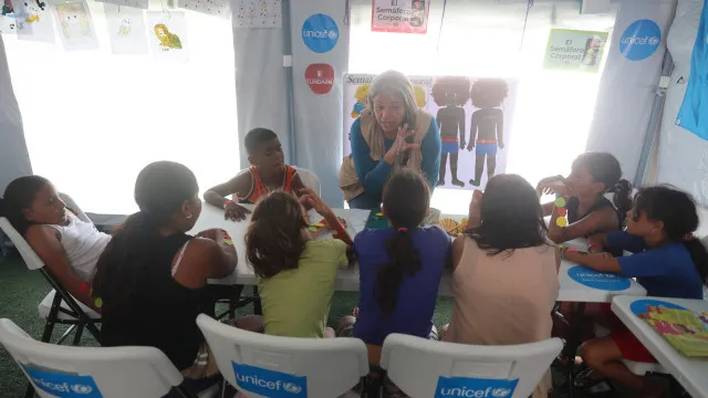 UNICEF estima em 680 mil crianÃ§as venezuelanas a precisar de assistÃªncia