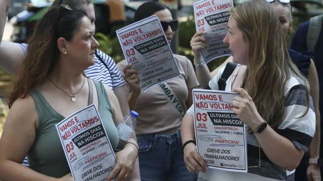 Trabalhadores da Hiscox protestam contra integraÃ§Ã£o na Genpact