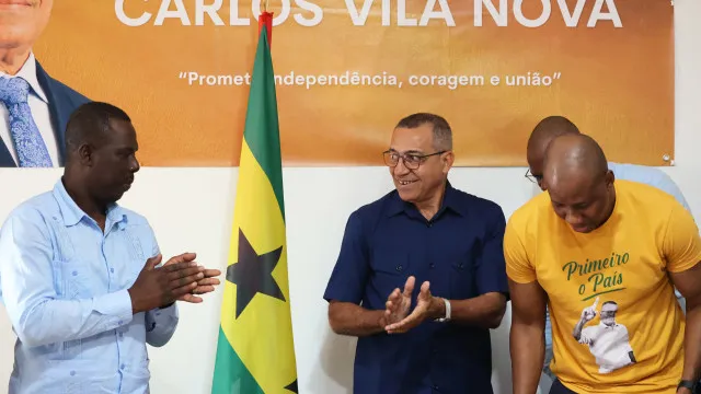 "Conto com todos". Presidente reeleito quer reconstruir SÃ£o TomÃ©