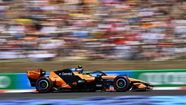 
                    Lando Norris surpreende e garante a 'pole position' no GP da Hungria
                