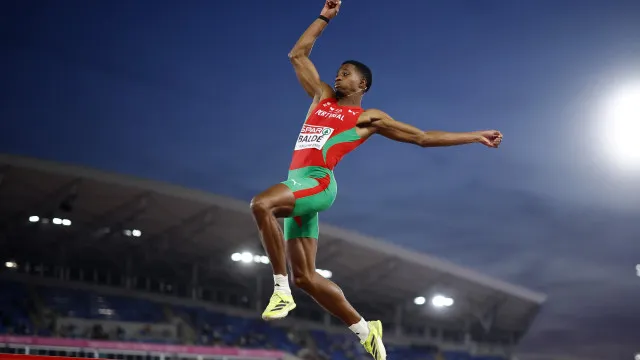 
                    A um passo da medalha. Gerson Baldé quarto no salto em comprimento
                
